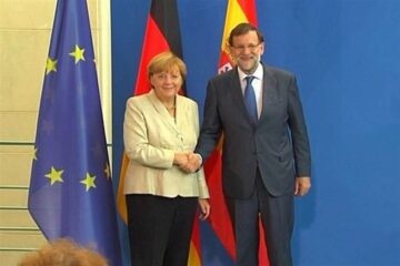 rajoy y merkel