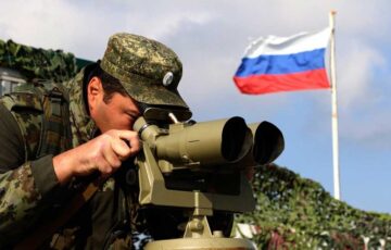 Militar ruso desplegado en Crimea 