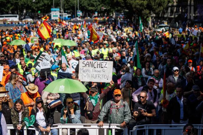 Manifestación de 'SOS Rural' 