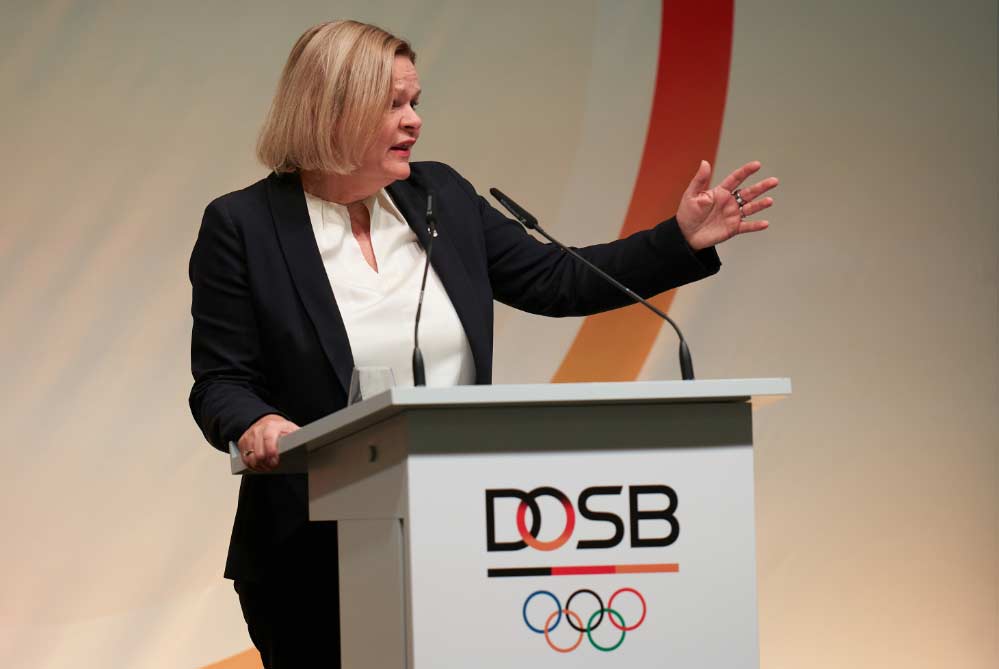 Nancy Faeser apoya unos Juegos Olímpicos en Alemania | Candás 365