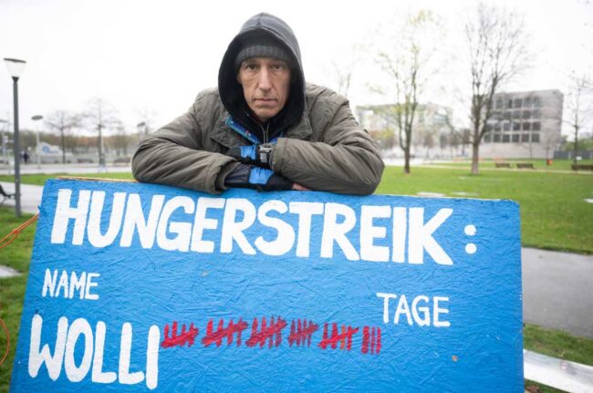 Activista en huelga de hambre