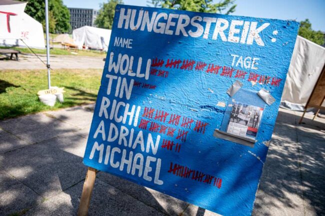activista climático en huelga de hambre Alemania