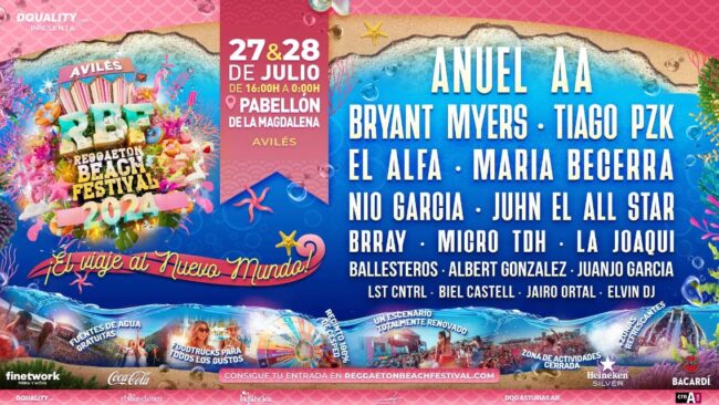 Reggaeton Beach Festival en Avilés 2024