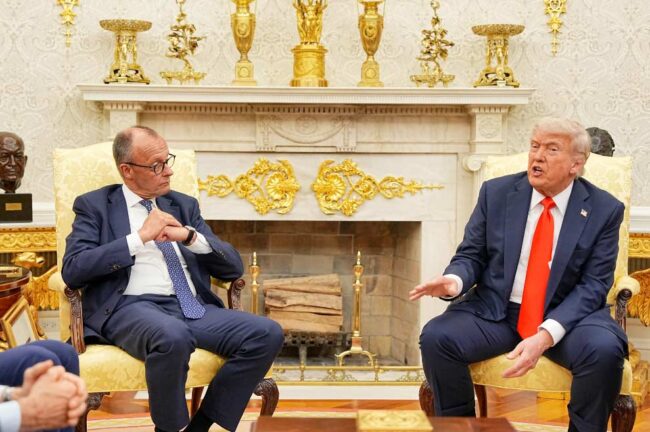 Merz y Trump Candás 365 Merz y Trump