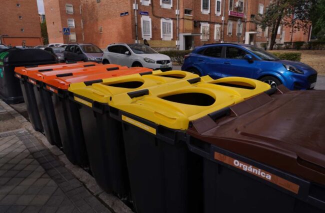 contenedores en Usera