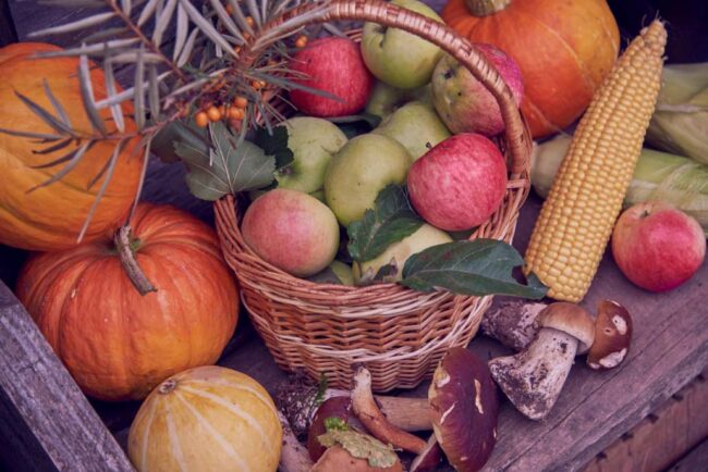Cestas de frutas para el otoño Candás 365 Cestas de frutas para el otoño