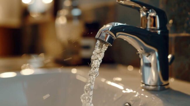 Corte de agua en Candás