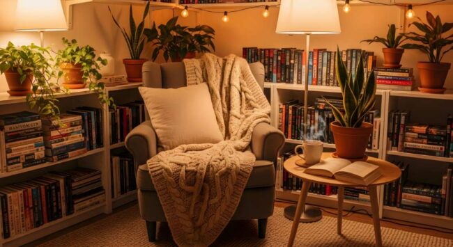 Ideas para crear un rincón personal de lectura