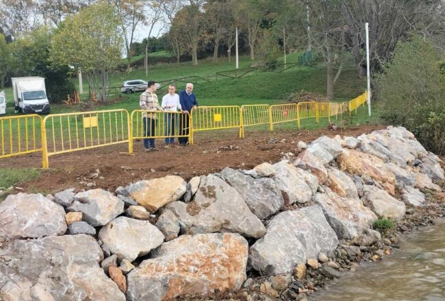 Obras de seguridad en el embalse de Trasona