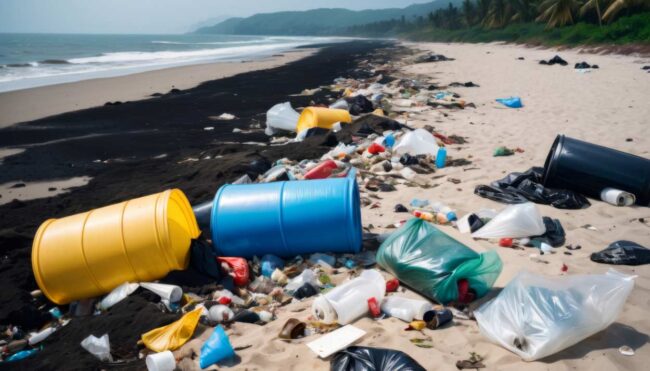 La playa después del verano también tiene memoria Candás 365 La playa después del verano también tiene memoria