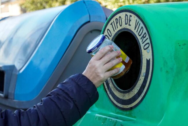 vidrio y orgánica
