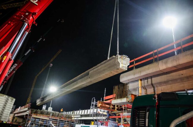 El gran puente construido en Alemania