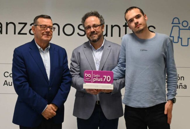 Autismo España ha recibido el Sello Bequal Plus70