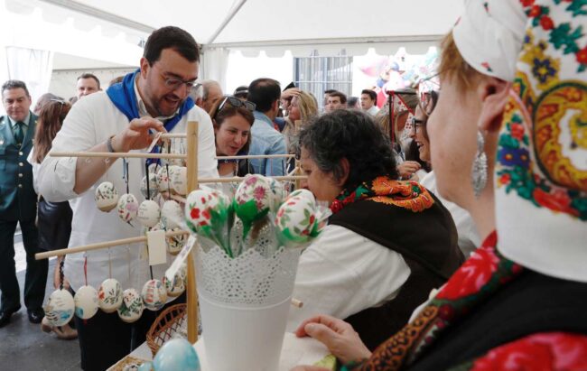 Barbón en la fiesta de los Güevos Pintos 2026