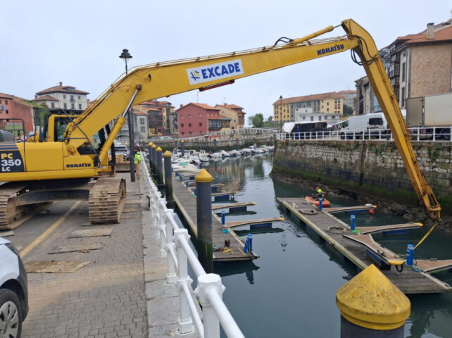 Obras de dragado en Llanes dos meses de trabajos