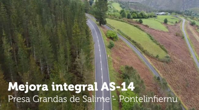 El Principado renueva la AS14 entre Grandas y Pontelinfiernu Candás 365 Renovada la AS-14 entre Grandas de Salime y Pontelinfiernu