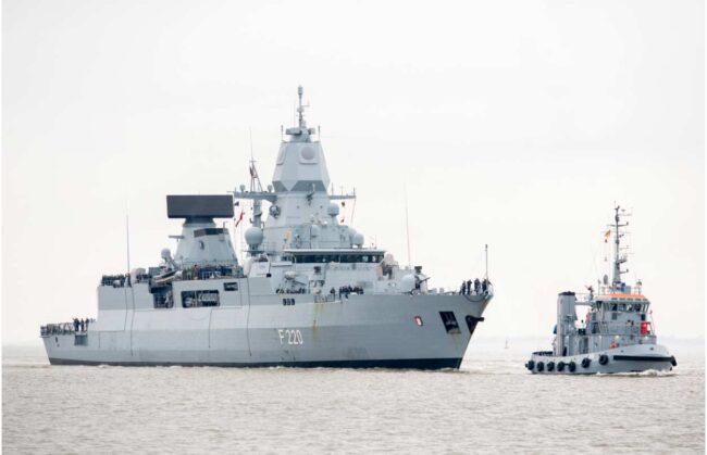 La Armada de Alemania realiza maniobras en Noruega