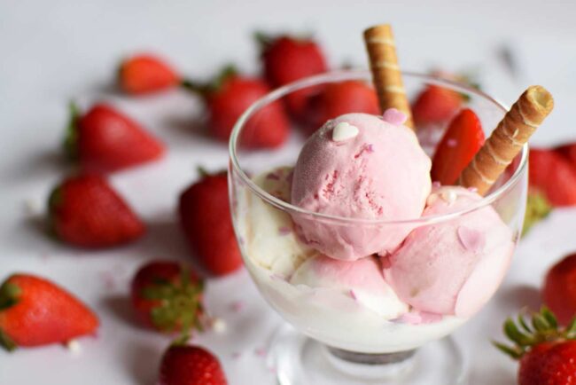 Sabores de verano 2026 El clásico helado de fresa Candás 365 Sabores de verano 2026 El clásico helado de fresa