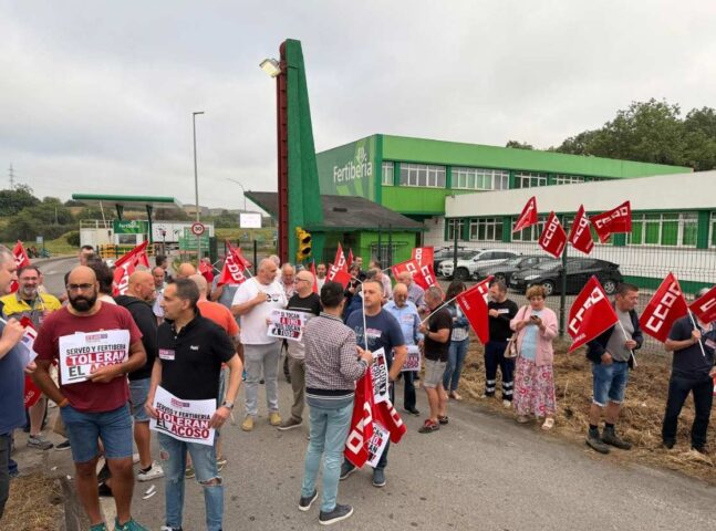CCOO denuncia acoso laboral y sindical en Serveo-Fertiberia