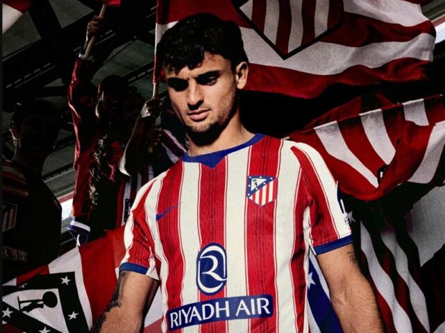 El Atlético presenta la camiseta 2026-27 con el tridente
