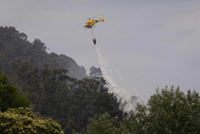 Estabilizado el incendio forestal de Peñaflor y Anzo