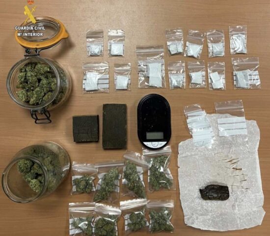 Detenidos en Antromero y Vegadeo por tráfico de drogas
