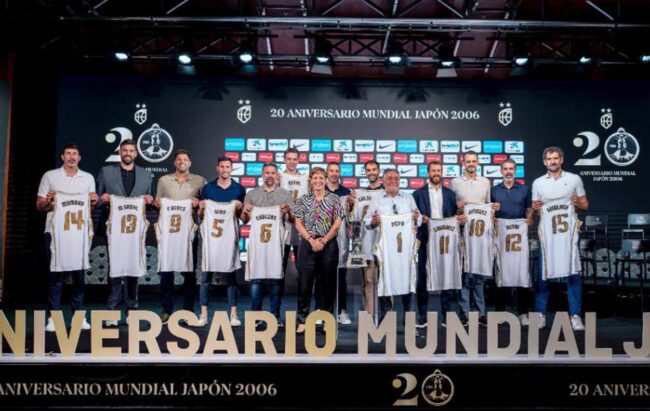 La FEB celebra los 20 años del oro mundial de 2006