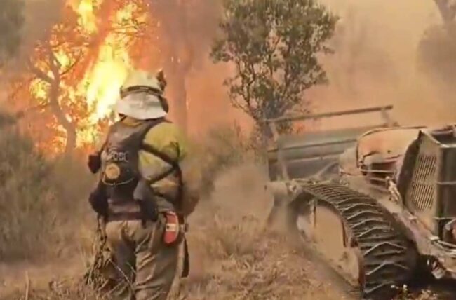 Más medios para combatir el fuego en Cenicientos