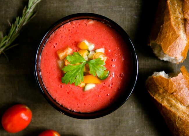 Aumenta el consumo de gazpacho y salmorejo