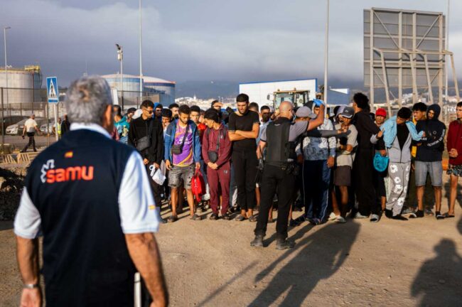 El Gobierno reubica migrantes en Ceuta Candás 365 El Gobierno reubica migrantes en Ceuta