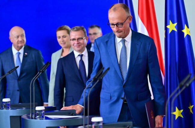 Merz pide a la UE ayudas para Ucrania