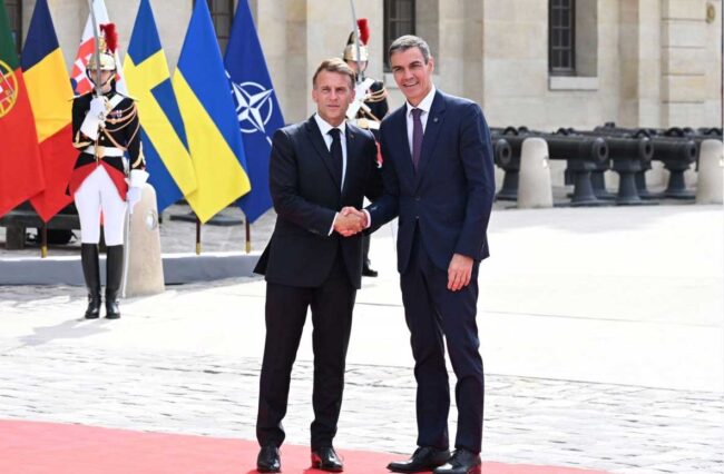 Sánchez recibirá a Macron en la Moncloa