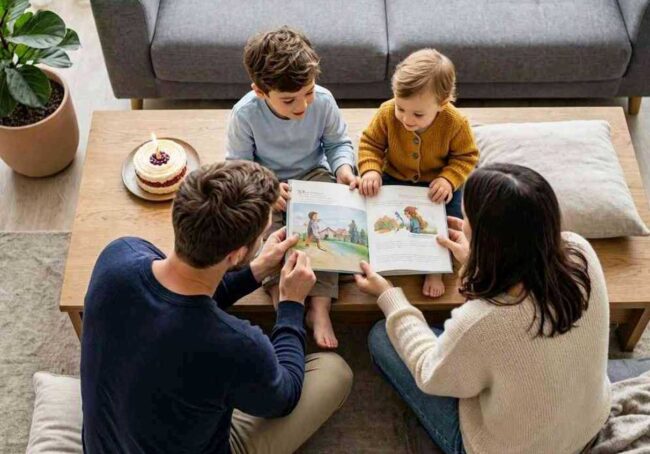 Los padres alemanes leen a sus hijos Candás 365 Los padres alemanes leen a sus hijos